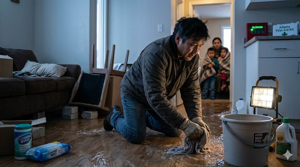 His Apartment Flooded at 2 AM. His Landlord Told Him to Call His Insurance.